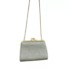 Furla Small Silver Metallic Crossbody Bag - Picture 1 of 5
