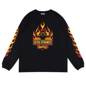 Ultraman Taro Ultra Dynamite T-shirt Long Sleeve Black L Size Unisex Japan LTD - Picture 1 of 4