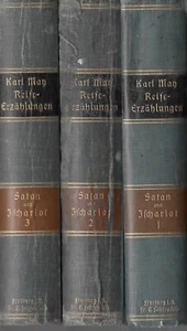 Karl May Satan und Ischariot , 1.-3.Band, Fehsenfeld Erstausgabe, 1911 - Bild 1 von 9
