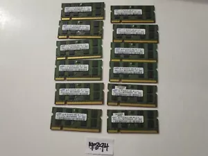 Samsung 12x2Gb=24Gb 800Mhz PC2-6400 DDR2 SODIMM laptop memory RAM (4894) - Picture 1 of 2