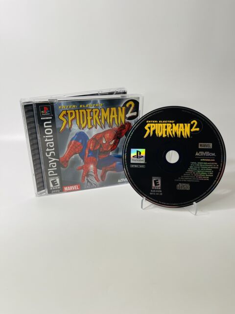 Spider-Man 2: Enter Electro Jogo PS1 Midia Fisica