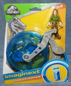 IMAGINEXT JURASSIC WORLD 2018 CLAIRE & GYROSPHERE SET - Picture 1 of 7