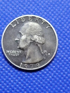 1977 D Quarter error filled mint mark - Picture 1 of 2