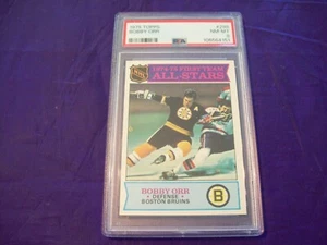 1975 TOPPS HOCKEY #288 BOBBY ORR PSA 8 - Picture 1 of 2