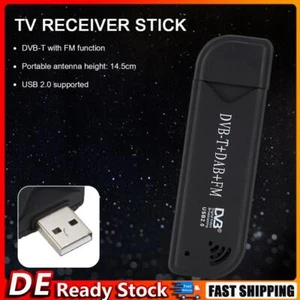 Mini USB 2.0 Digital TV Stick Bezprzewodowe radio Klucz sprzętowy DVB-T DAB FM Tuner antenowy - Zdjęcie 1 z 9