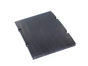 Ebony ramp for Jazz Bass with radius (72mm or 73mm spacing) 83mm in ash or wenge - Foto 1 di 3