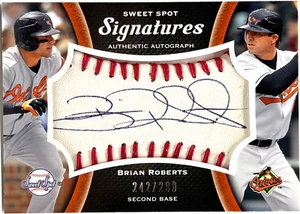 2008 Upper Deck Sweet Spot - Brian Roberts - Autograph /290 Orioles - Picture 1 of 2