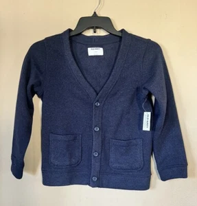 NWT OLD NAVY KIDS BOYS BLUE CARDIGAN SWEATER SIZE 10-12 - Picture 1 of 3