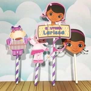 Personalized Doc McStuffins Cake Topper - Picture 1 of 1