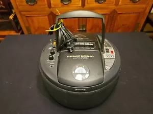 Aiwa Boombox CSD-MR1 AM/FM Cassette Radio 6 Speaker Light Surround Sound ~ WORKS - Picture 1 of 9