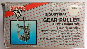 Buffalo Steel Industrial Gear Puller 3-Jaw 3-Inch S45C Auto/Farm/Factory/Garage - Foto 1 di 7