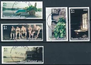 Finnland 2009 kompletter Satz gebrauchter Briefmarken (5) - Erotik Romantik Saunakultur - Bild 1 von 1