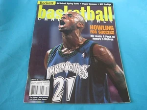 BASKETBALL BECKETT MONTHLY DECEMBER 2000 ISSUE #125 KEVIN GARNETT - TIMBERWOLVES - Picture 1 of 2