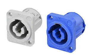 (je 1) Neutrik NAC3MPXXA & NAC3MPXXB Powercon Panel Mnt In & Out 20A/250V - Bild 1 von 1