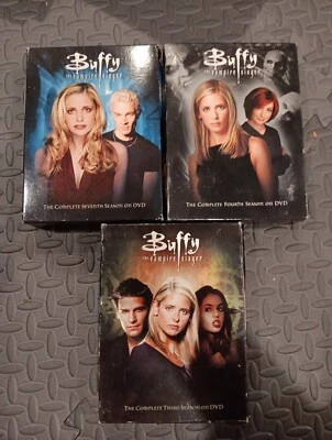 Buffy The Vampire Slayer Seasons 3, 4, 7.  18-disc Set Cheap - Image 1 of 2