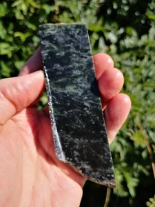 Greenstone Tangiwai Pounamu Stone Carving Slab Lapidary Natural - Picture 1 of 7