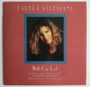 BARBRA STREISAND - CARDSLEEVE SINGLE CD "WITH ONE LOOK" - Picture 1 of 2