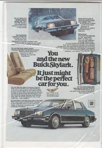 Anuncio original de la revista Buick Skylark 1979 "Podría ser el auto perfecto..." - Imagen 1 de 1