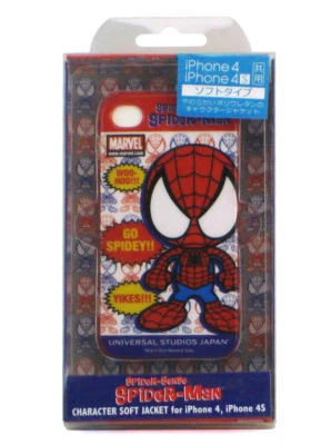 Spider-Man iPhone 4 4s Universal Studios Japan Case Marvel Comics Go Spidey New - Image 1 of 3