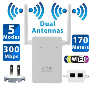 Repetidor de Señal WIFI amplificador del Router 300Mbps 170 Metros