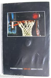 1981-82 Phoenix Suns Basketball Media Guide; black cover; 96 pages - Picture 1 of 1
