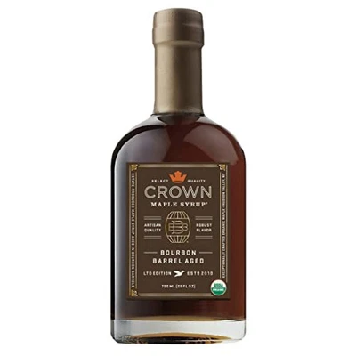 Crown Maple Bourbon Barrel Aged Organic Maple  Assorted Flavor Names , Sizes  - Image 1 of 4