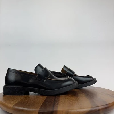Womens Camper Lab 1978 Black Leather Casual Platform Chunky Loafers Size EU 40 - Image 1 of 4