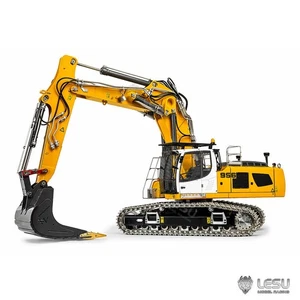 1/14 RC Hydraulic Excavator LR956 Metal 3 Arms RC Digger 4+3CH Valve PL18EV LITE - Picture 1 of 12