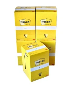 Post-it Haftnotizen 3x 12 Pack 76 x 76mm gelb 60 Blöcke Klebezettel Notizzettel - Bild 1 von 3
