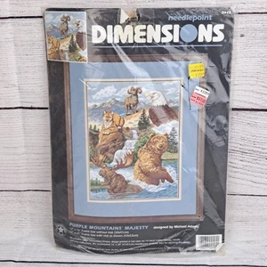 Dimensions Needlepoint Kit Purple Mountains Majesty #2445 1996 Michael Adams - Bild 1 von 17