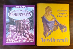 Book Bundle of 2  Favorite Needlecrafts & Complete Library of Needlecraft  B279 - Picture 1 of 24