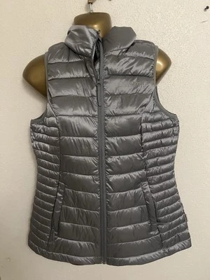 Chaleco acolchado Magellan outdoor gris metálico para mujer Foto 1 de 4