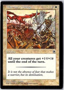 Warrior's Charge (Flavor Text) C Portal NM - Picture 1 of 2