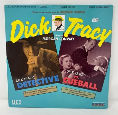 Dick Tracy Laserdisc ID8291VC Detective Vs. Cueball Morgan Conway Chester Gould - Image 1 of 3