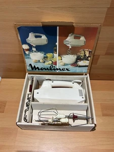 Vintage 70er Jahre Moulinex Marvel Hand Küchenmaschine - verpackt und komplett - Bild 1 von 10