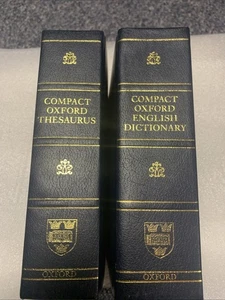 Compact Oxford English Dictionary & Thesaurus Set Hardcover 3rd Edition - Bild 1 von 5