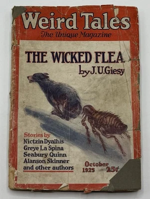 Weird Tales Magazine October 1925 1st App Jules De Grandin “Horror In The Links” - Image 1 of 3