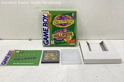 Arcade Classic 2 蜈蚣和千足虫适用于任天堂 Game Boy - 已测试 — 第 1/4 张图片