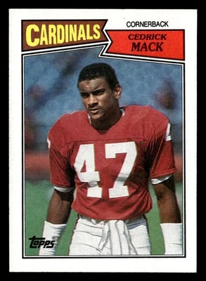 1987 Topps #338 Cedric Mack - Image 1 of 2