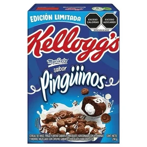 1 - KELLOGG’S MARINELA PINGÜINOS EDICIÓN ESPECIAL PINGÜINOS CEREAL (290g) México - Imagen 1 de 5