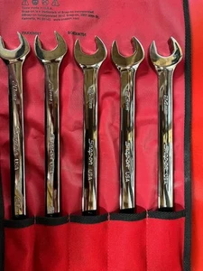 Snap-on Tools USA NEW 5pc Metric 20mm-24mm FLANK DRIVE PLUS Wrench Set SOEXM705 - Picture 1 of 7
