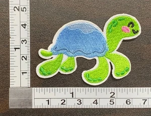 Sea Turtle Embroidered Iron On Patch - Picture 1 of 2