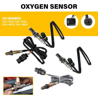 4X Upstream & Downstream Oxygen O2 Sensors For BMW 128I 325XI 528I X3 X5 Z4 EXC - Image 1 of 4