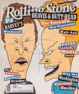 BEAVIS & BUTT-HEAD Rolling Stone Magazine, Issue 663, August 1993 - Foto 1 di 5