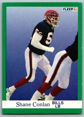 1990 Fleer Shane Conlan Buffalo Bills #112 - Image 1 of 2