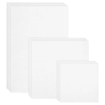  12 Pcs Tissu Coton Blanc Fil À Tricoter Fournitures De Point Croix - Photo 1/4