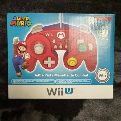 Sealed/New Wii U Super Mario Hori Battle Pad Controller  - Image 1 of 4