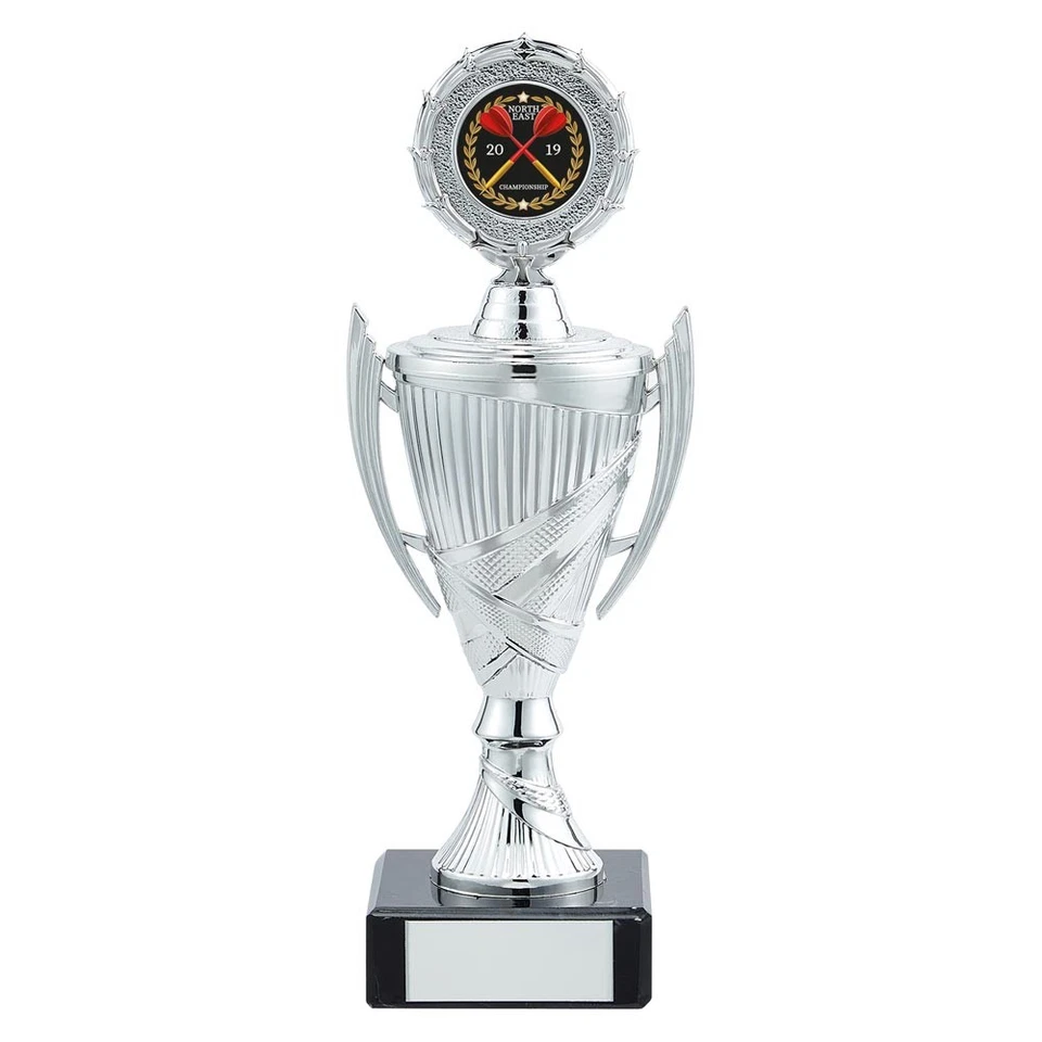 Crusader Plastic Cup Silver 185mm FREE Trophy Engraving - Image 1 of 1