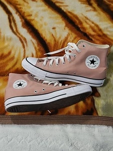 Converse Chuck Taylor All Star High Top A07464F, Size M 8/ W 10 Pink Canyon Clay - Picture 1 of 7