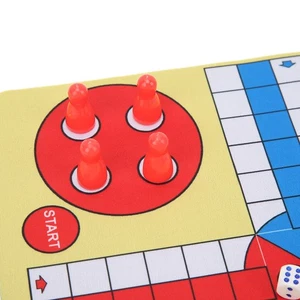 Flying Chess Carpet Multi Functions Flying Chess Rug For Families For Travel - Picture 1 of 12